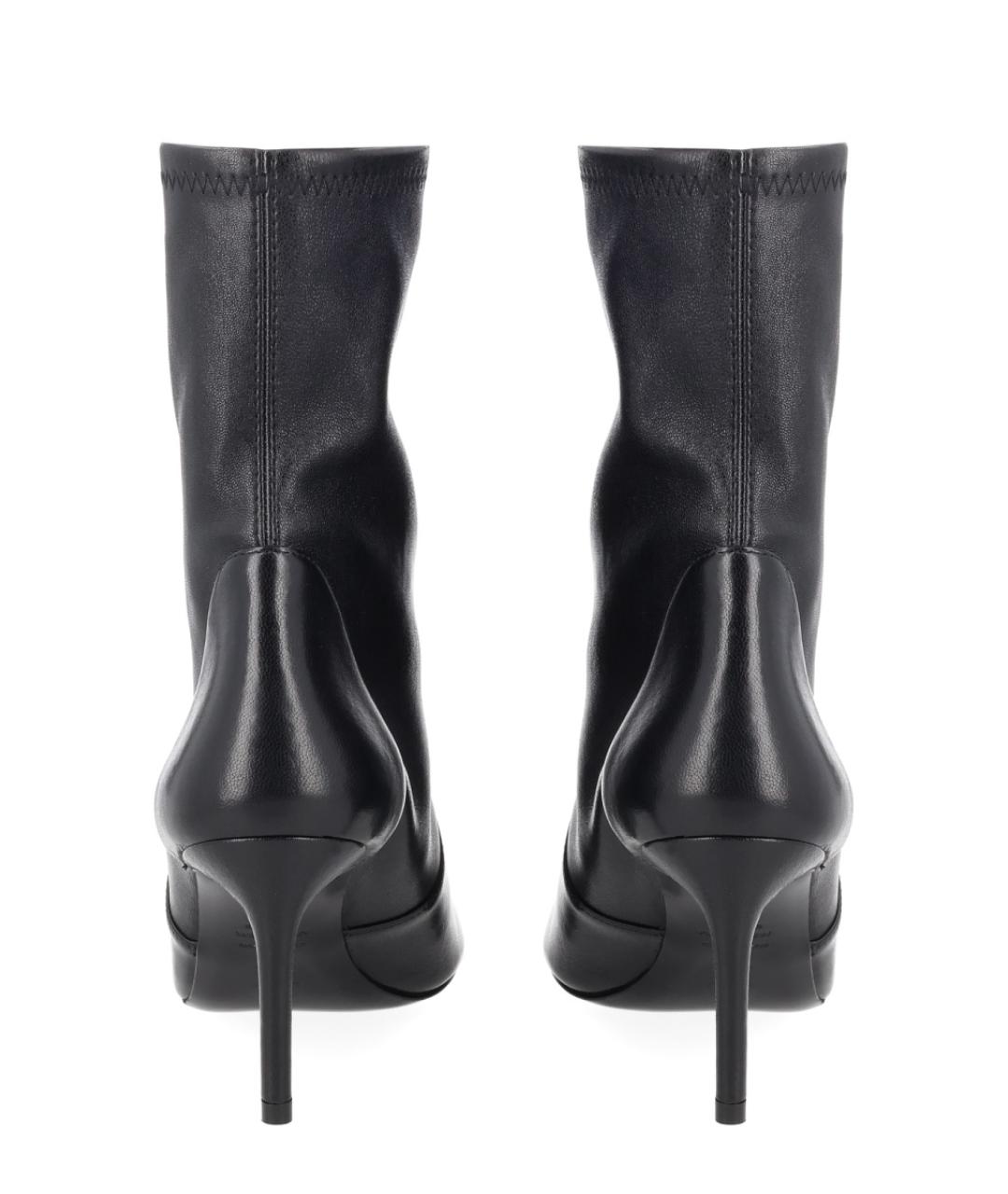 STUART WEITZMAN Черные кожаные ботильоны, фото 5