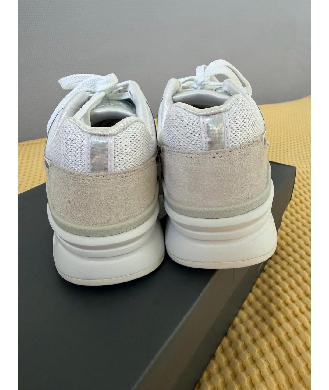 NEW BALANCE Белые кожаные кроссовки, фото 3