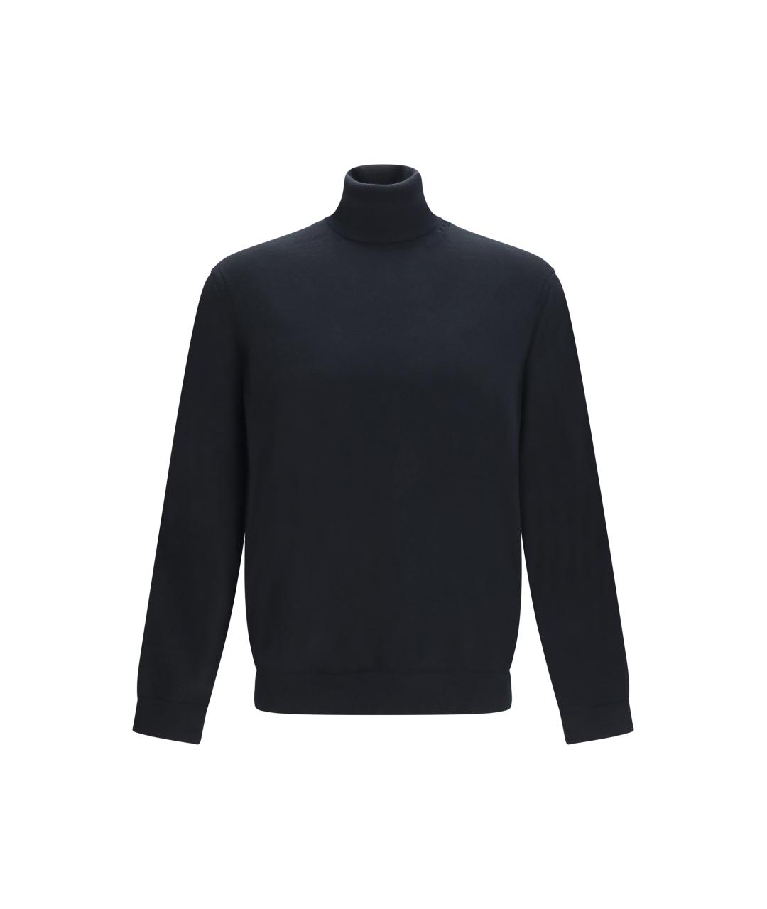 ZEGNA Черный кашемировый джемпер / свитер, фото 4