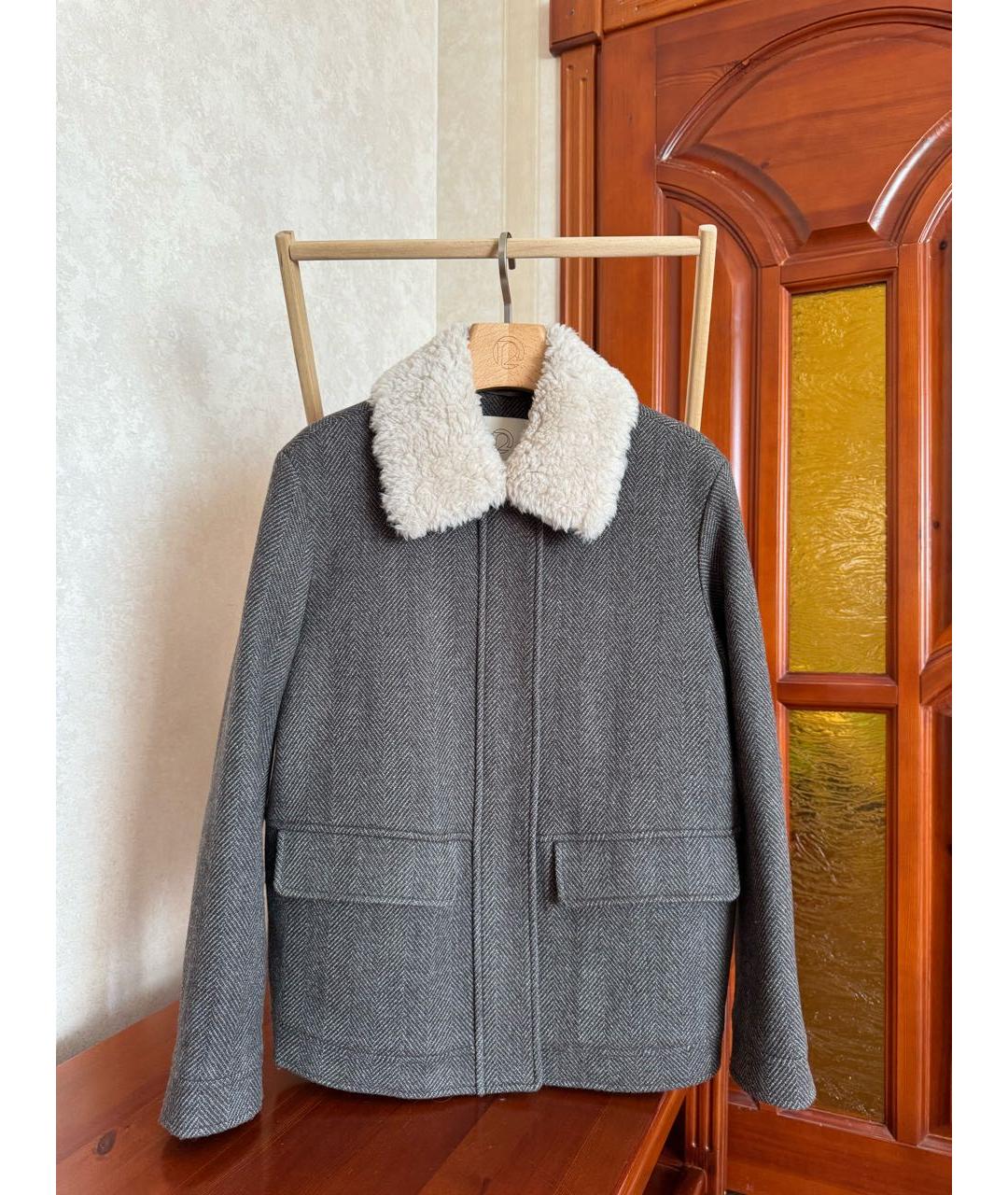12 STOREEZ Коричневая шерстяная куртка, фото 8