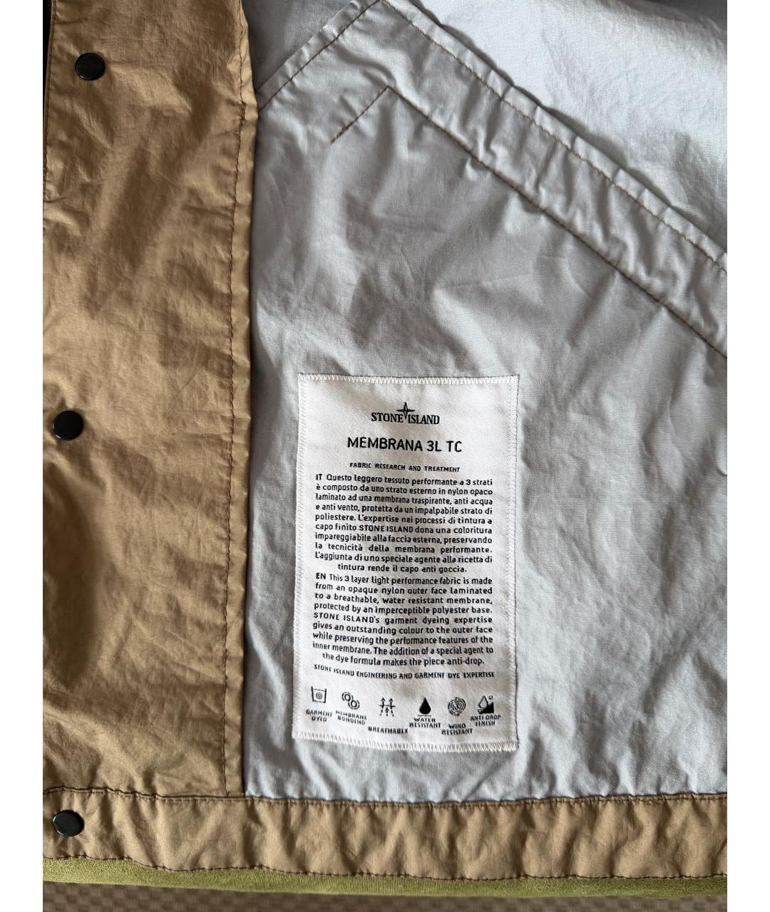 STONE ISLAND Хаки куртка, фото 7