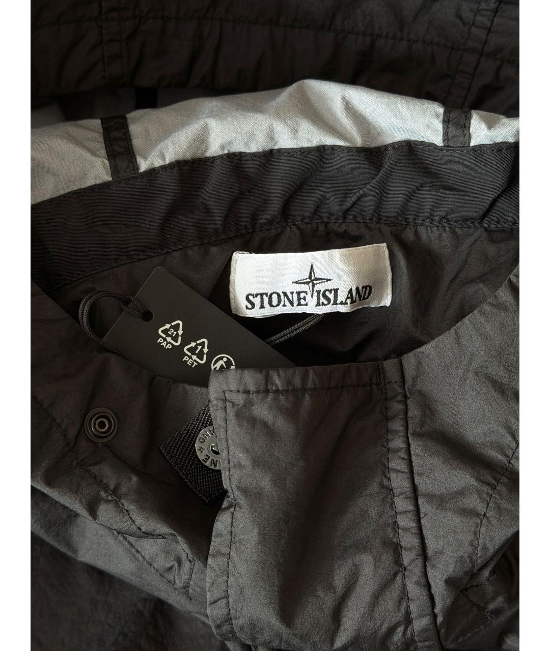 STONE ISLAND Черная куртка, фото 7
