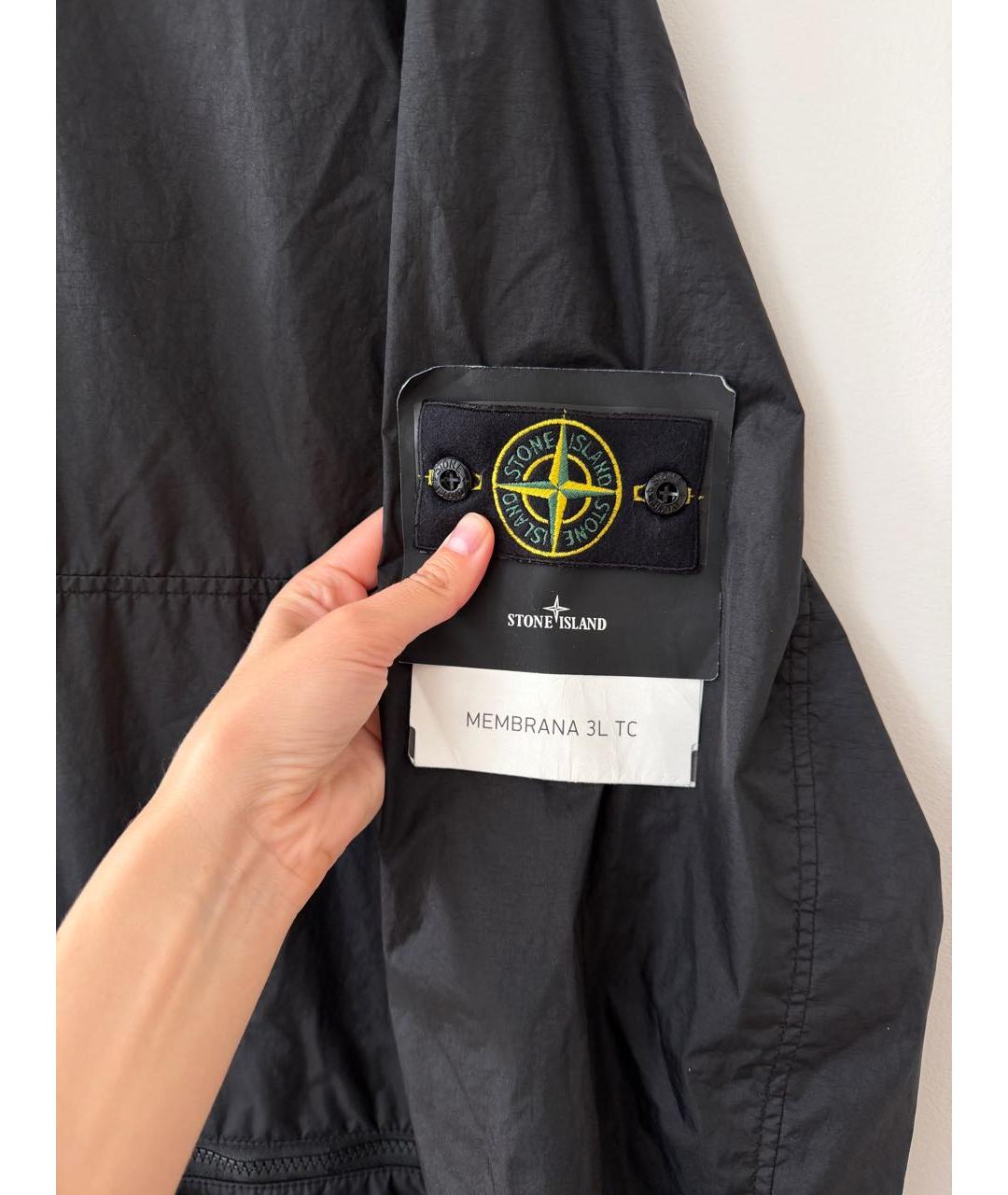 STONE ISLAND Черная куртка, фото 6