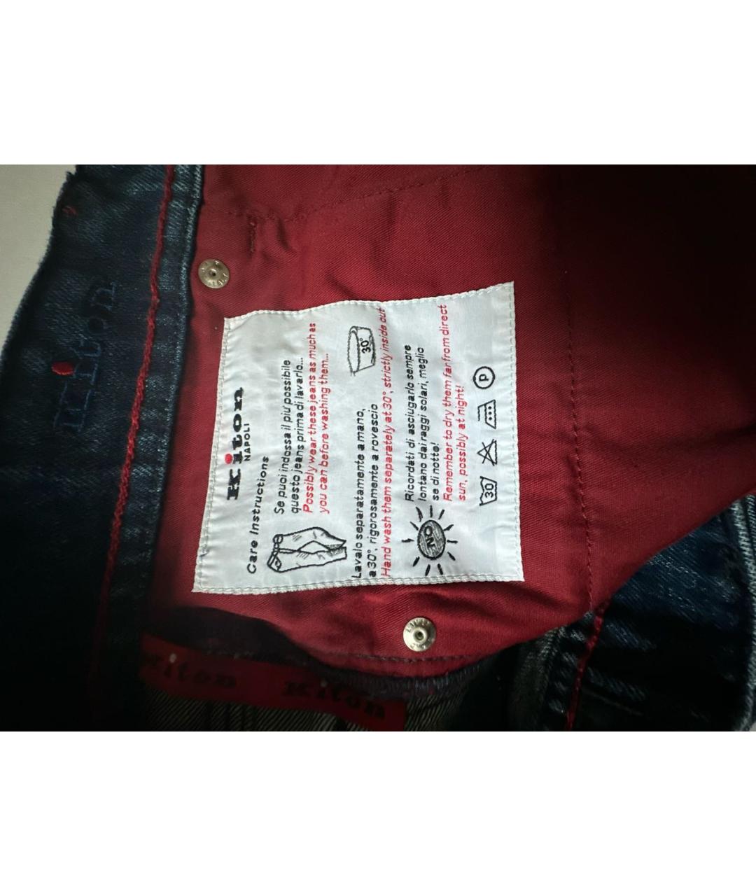 KITON Хлопковые джинсы, фото 7
