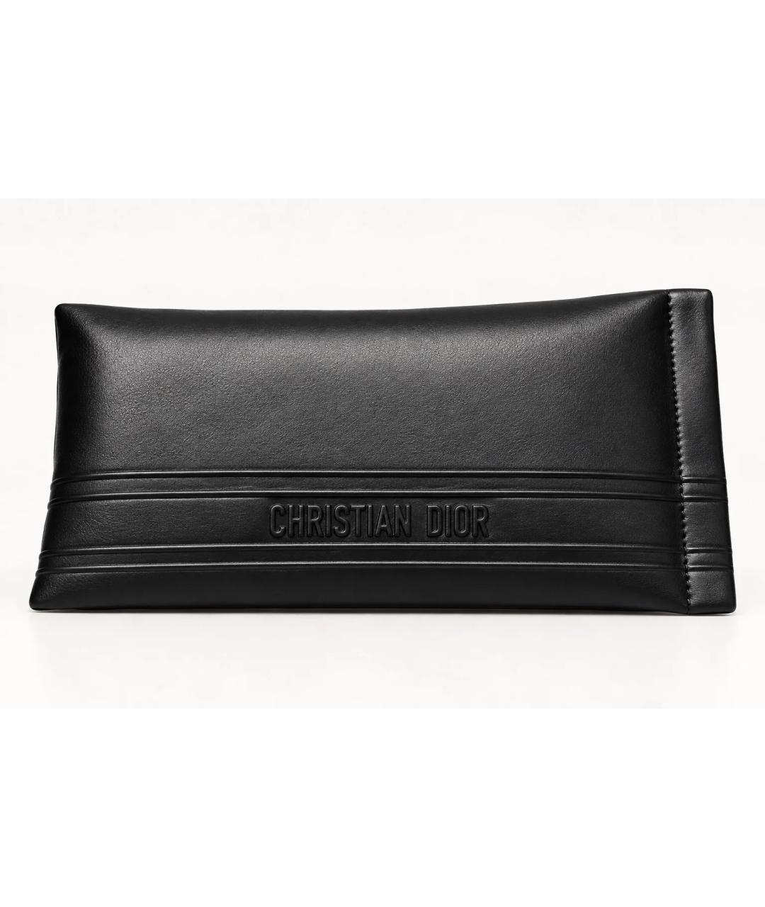 CHRISTIAN DIOR Черные металлические солнцезащитные очки, фото 4