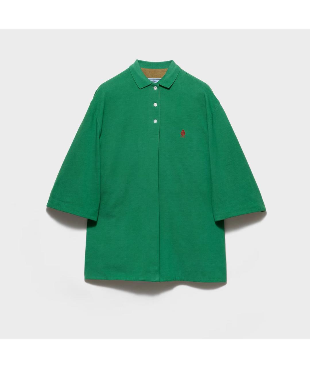 PRADA Зеленая хлопковая куртка, фото 4