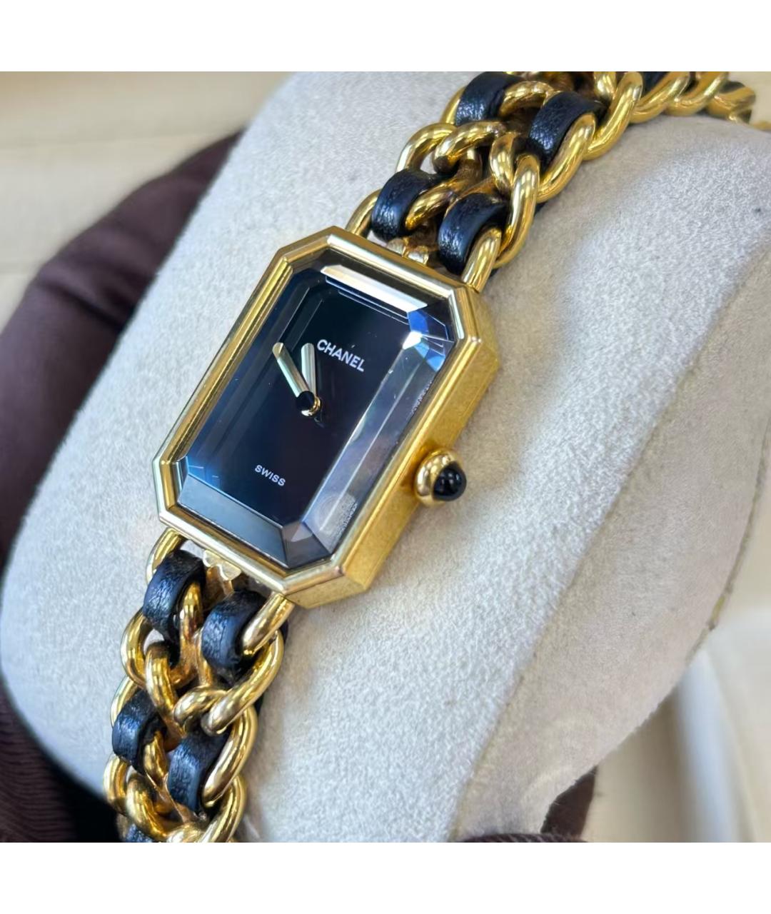 CHANEL Черные часы, фото 4