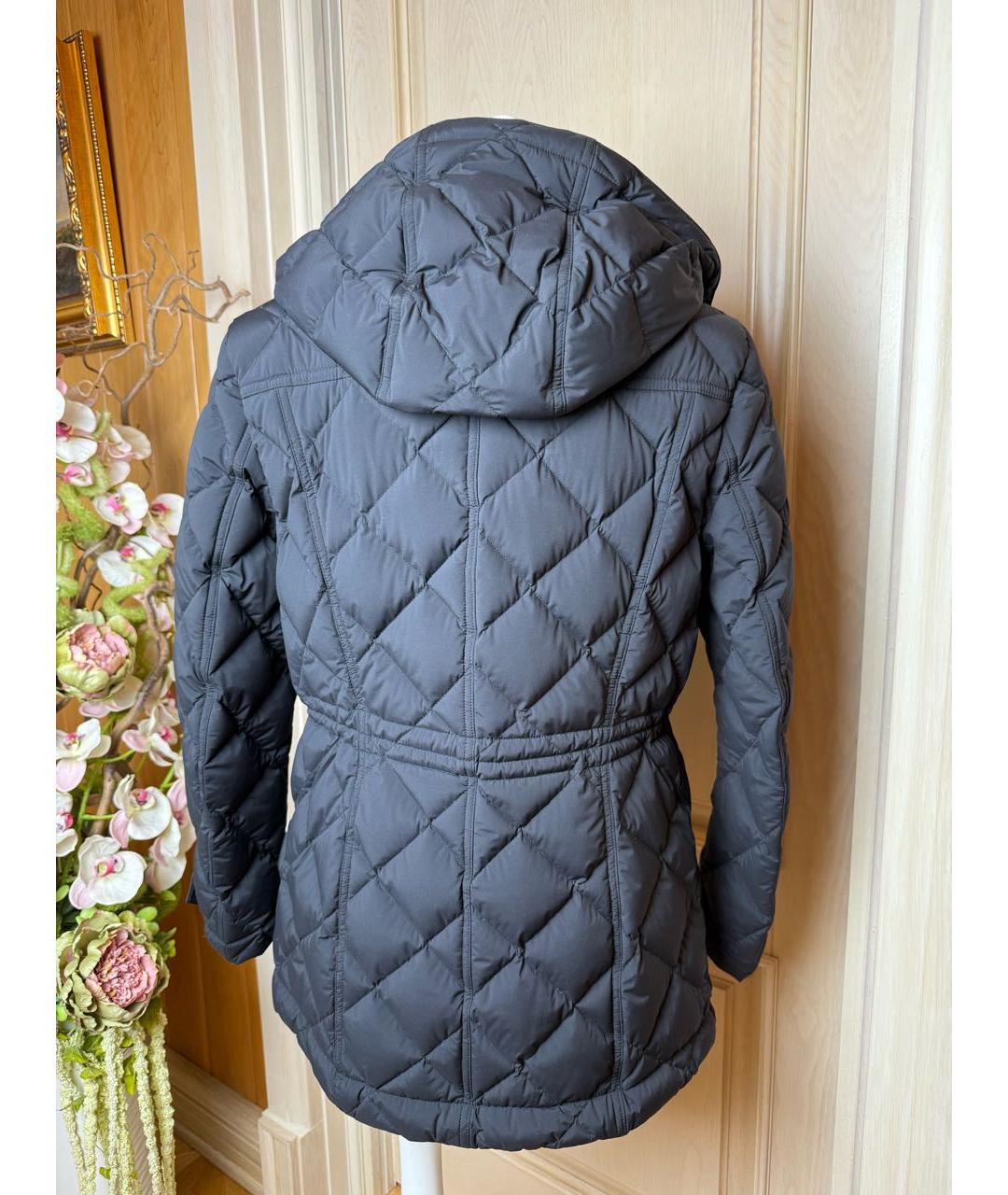 BURBERRY Черная полиамидовая куртка, фото 3