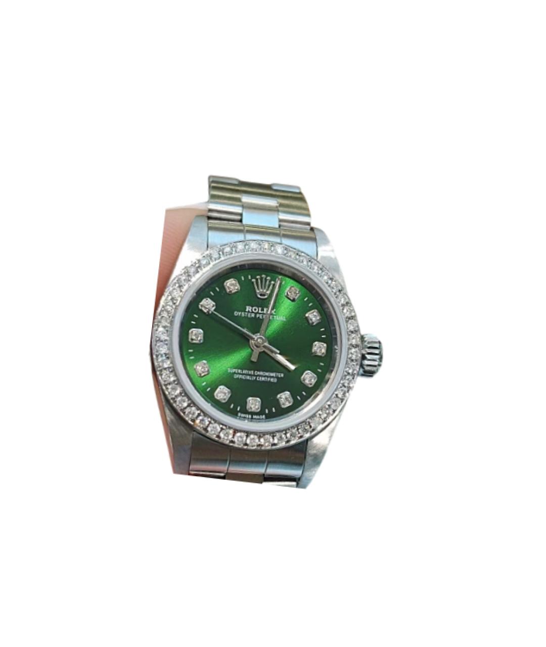 ROLEX Зеленые часы, фото 2