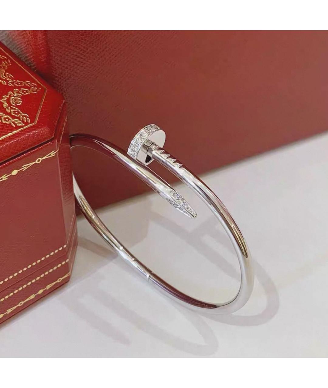 CARTIER Серебряный браслет из белого золота, фото 3