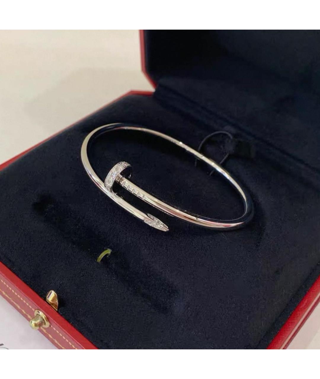 CARTIER Серебряный браслет из белого золота, фото 2
