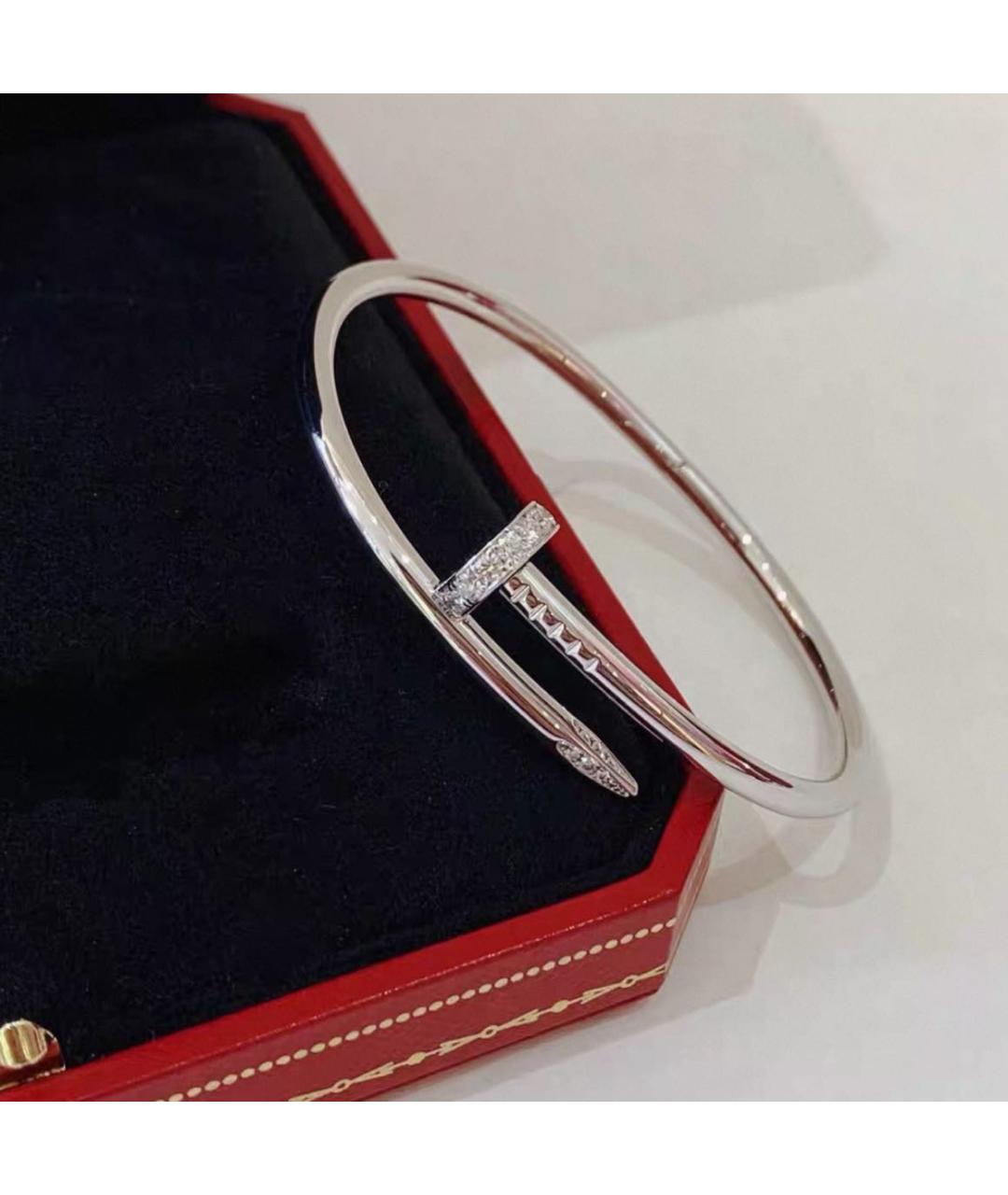 CARTIER Серебряный браслет из белого золота, фото 4