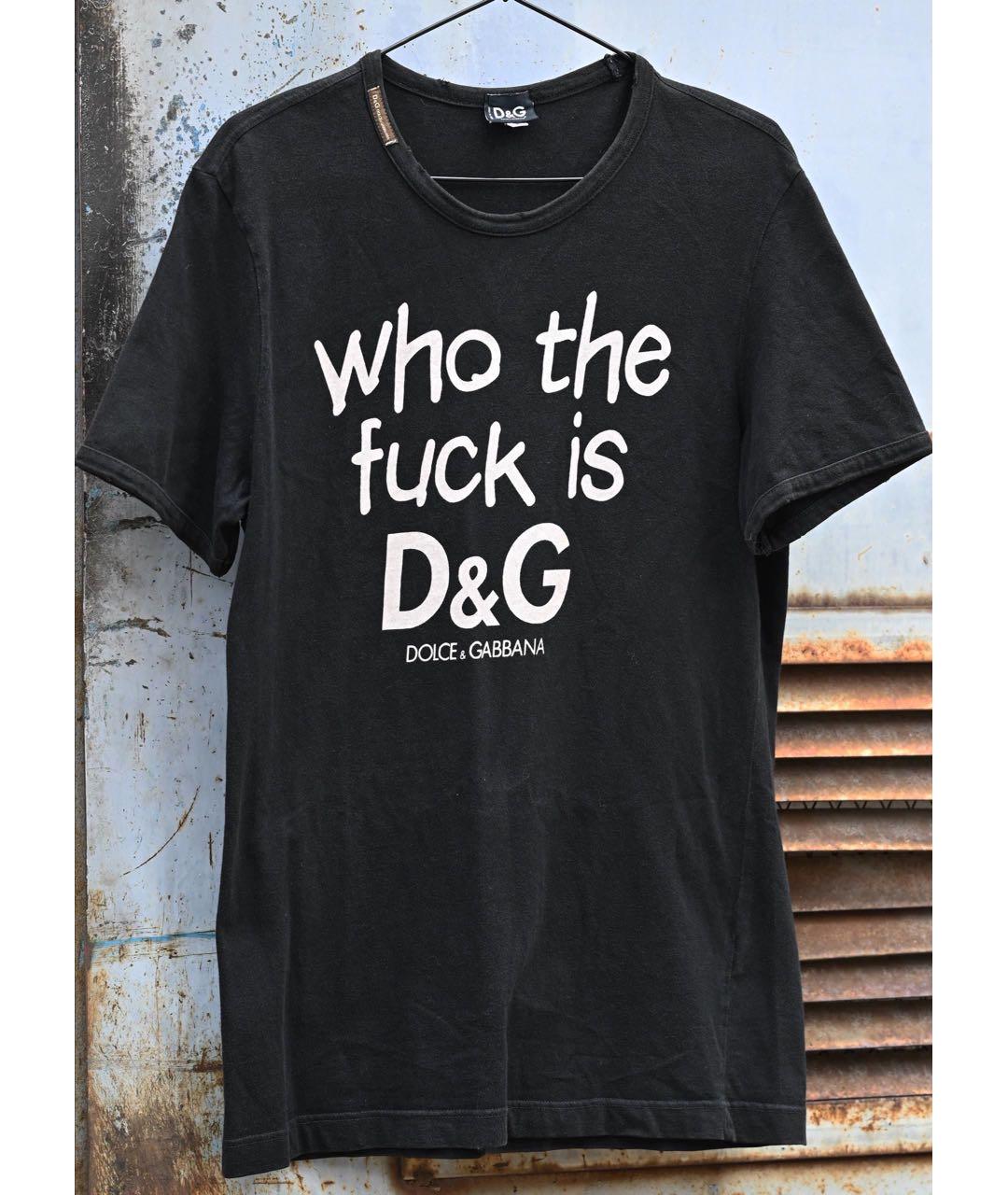 DOLCE&GABBANA Черная футболка, фото 5
