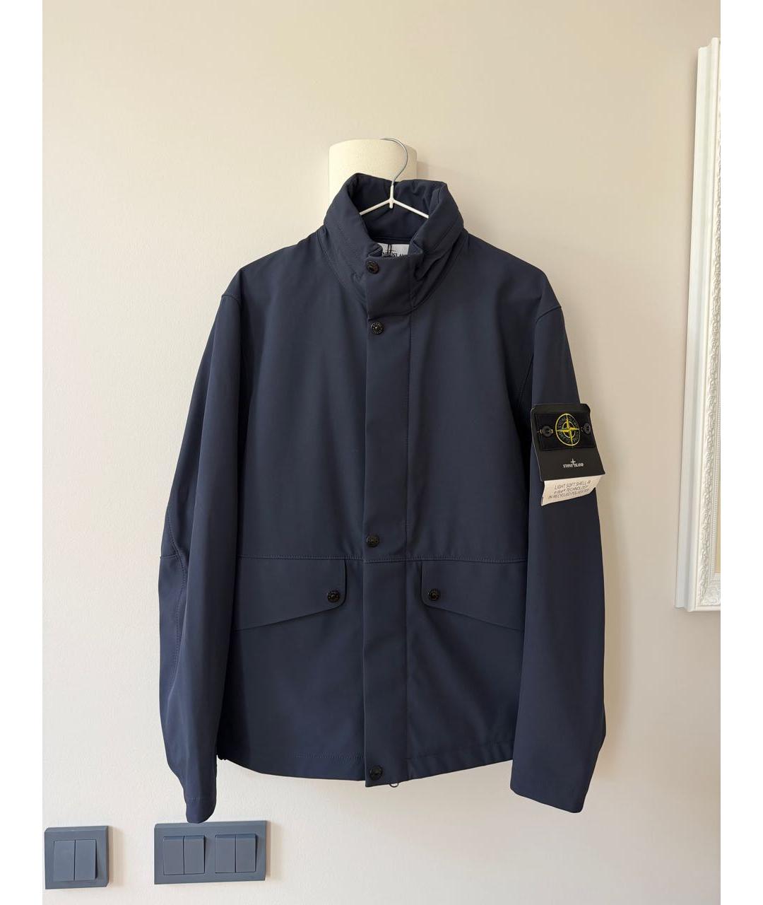 STONE ISLAND Темно-синяя куртка, фото 8