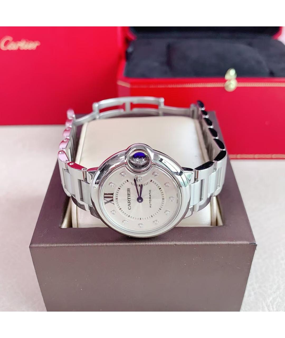 CARTIER Серебряные часы, фото 4