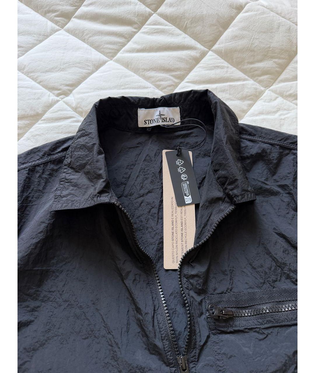 STONE ISLAND Черная куртка, фото 3