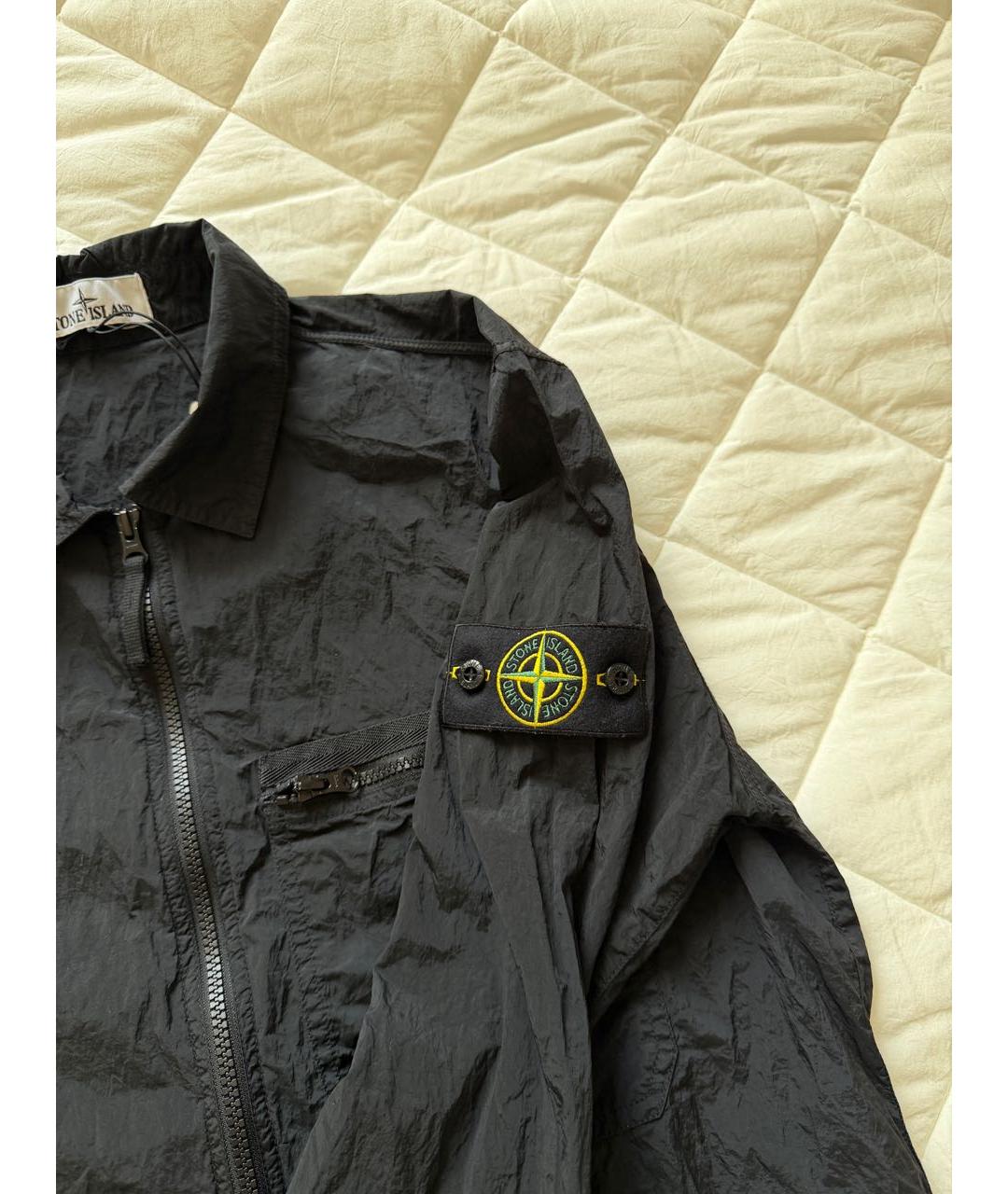 STONE ISLAND Черная куртка, фото 4
