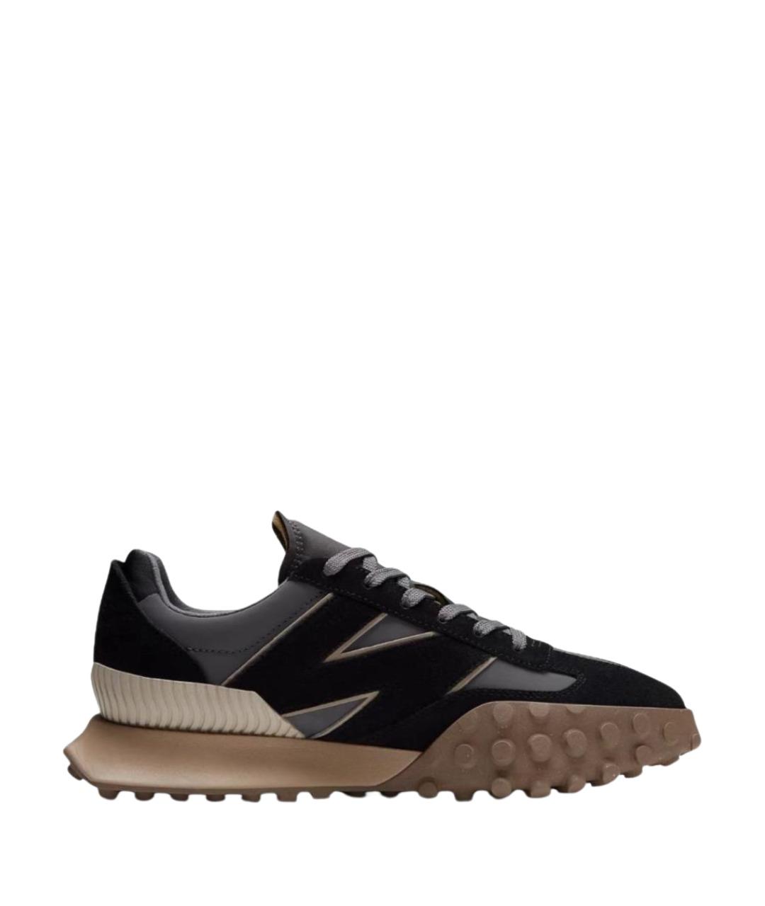 NEW BALANCE Черные замшевые низкие кроссовки / кеды, фото 1