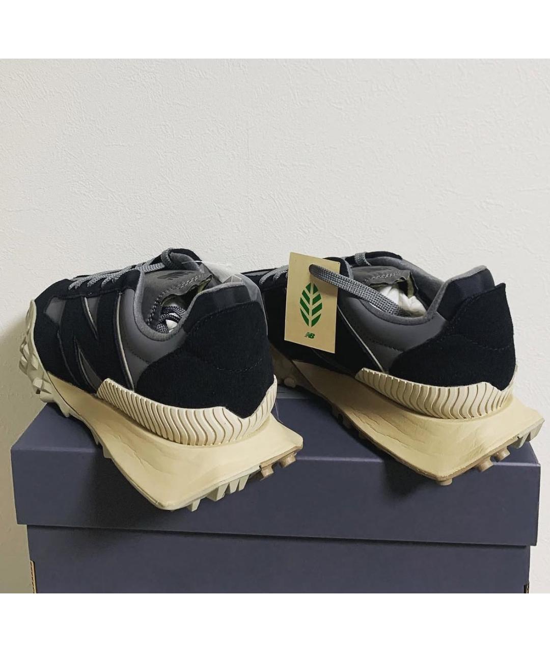NEW BALANCE Черные замшевые низкие кроссовки / кеды, фото 6