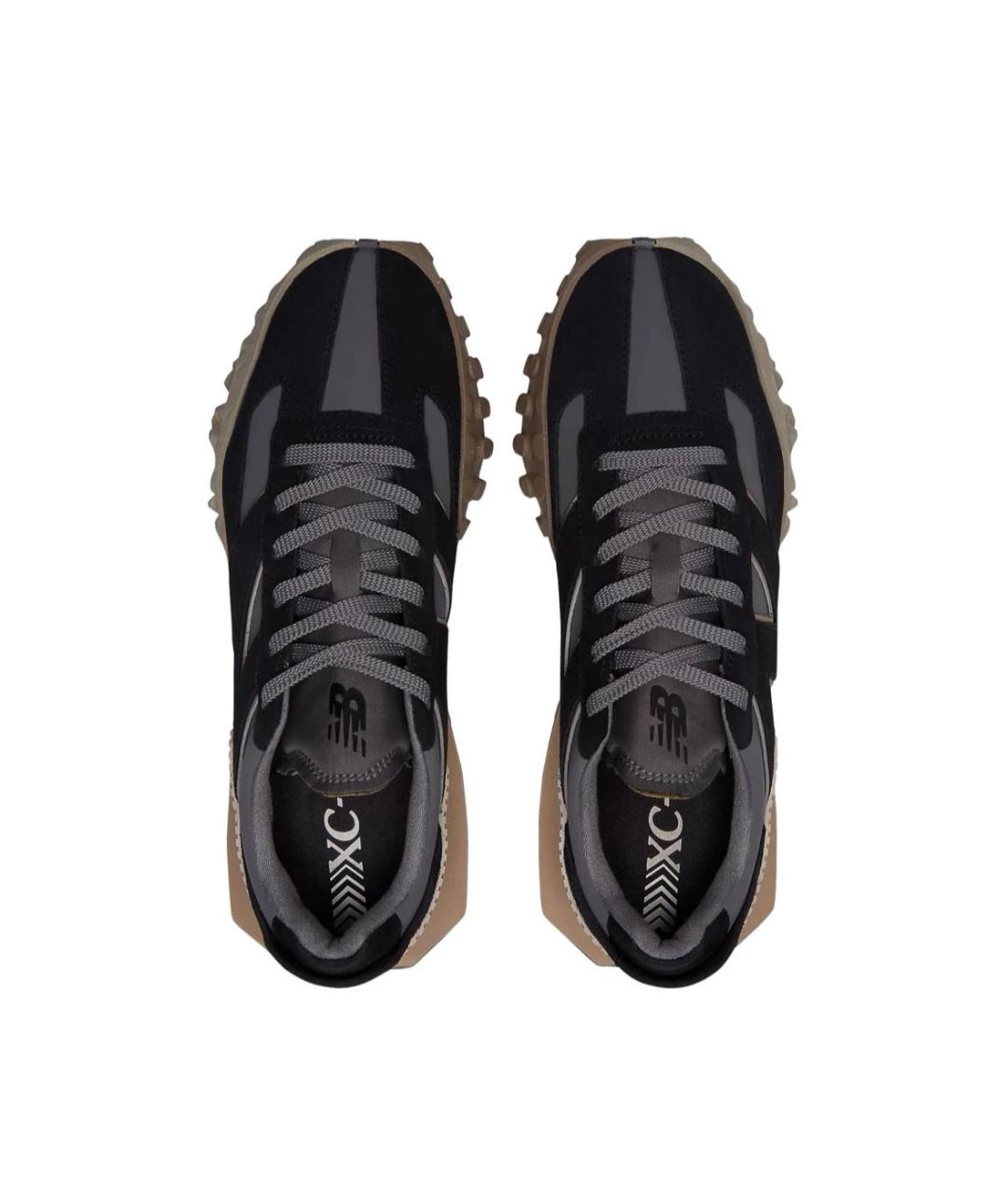 NEW BALANCE Черные замшевые низкие кроссовки / кеды, фото 3