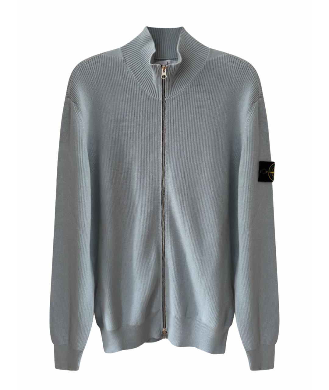 STONE ISLAND Голубой джемпер / свитер, фото 1