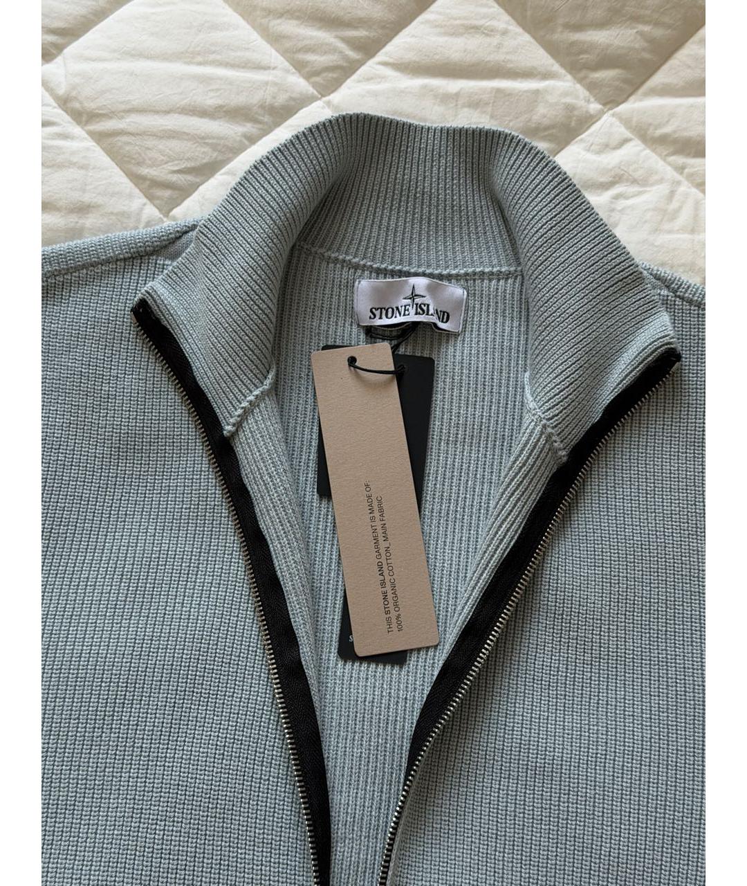 STONE ISLAND Голубой джемпер / свитер, фото 6