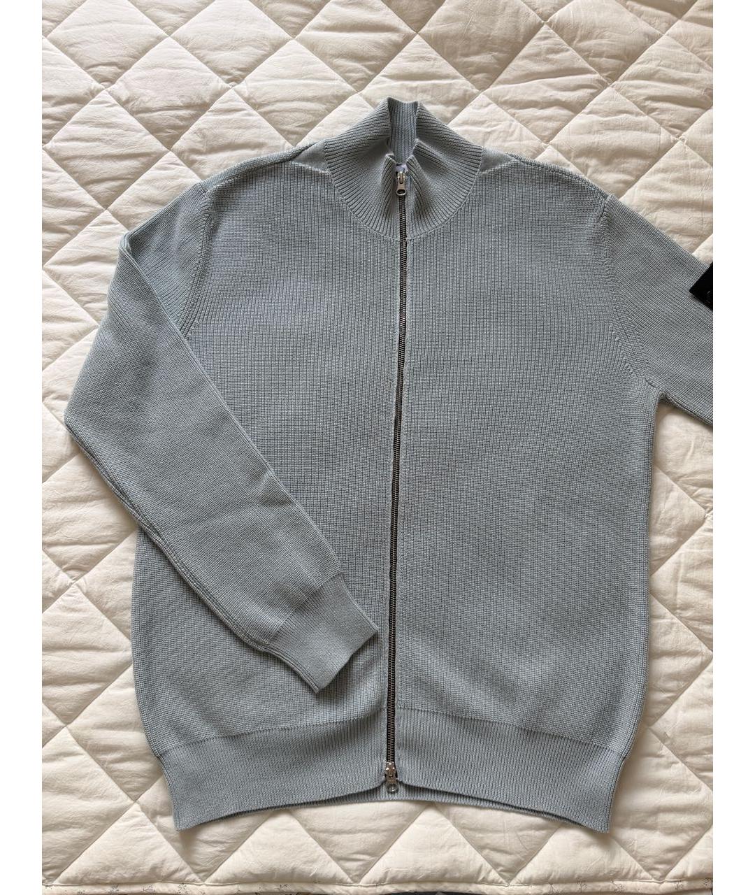 STONE ISLAND Голубой джемпер / свитер, фото 3