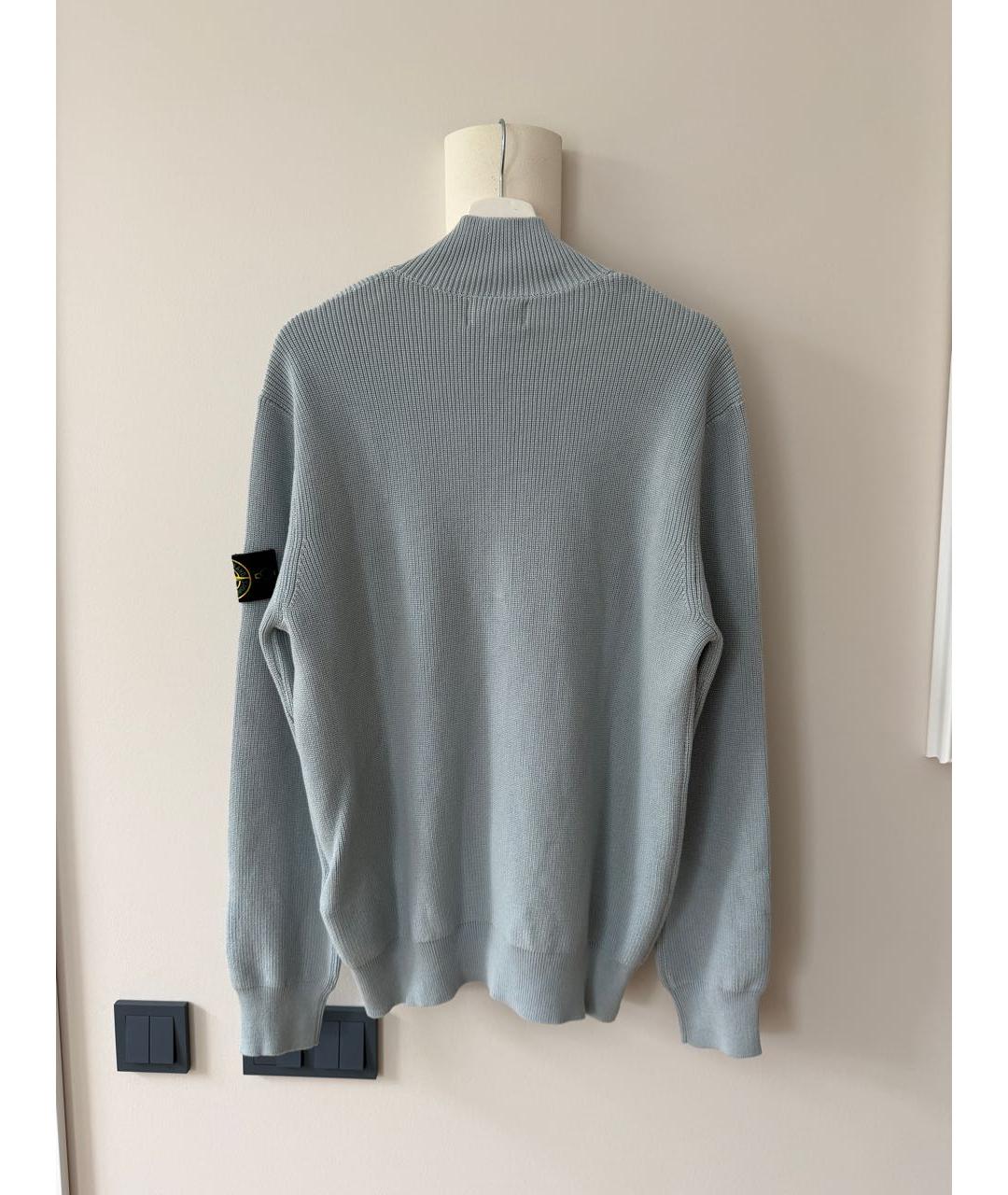 STONE ISLAND Голубой джемпер / свитер, фото 2