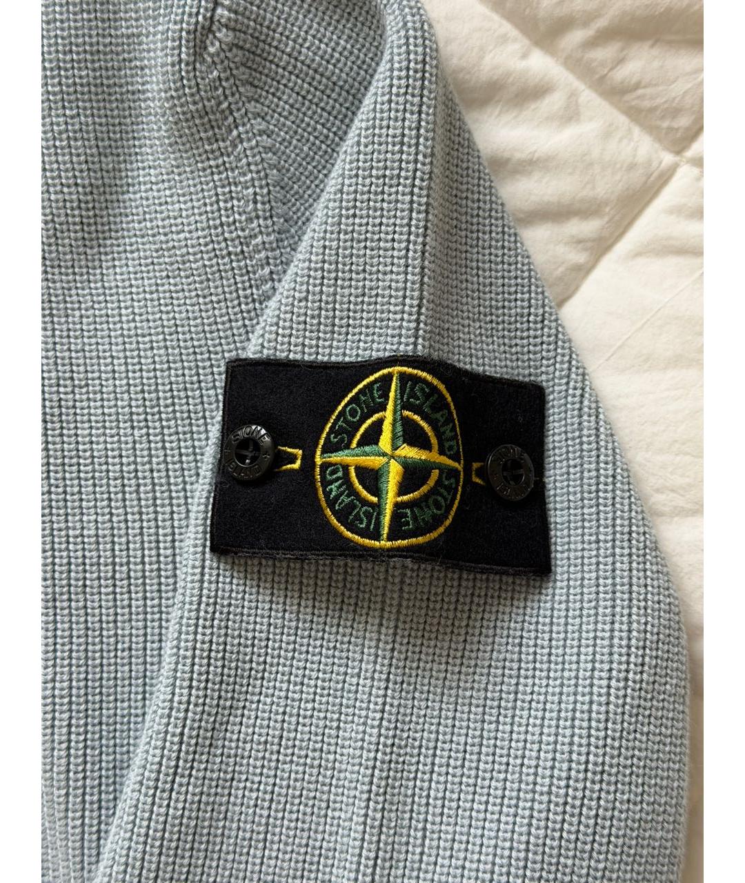 STONE ISLAND Голубой джемпер / свитер, фото 7