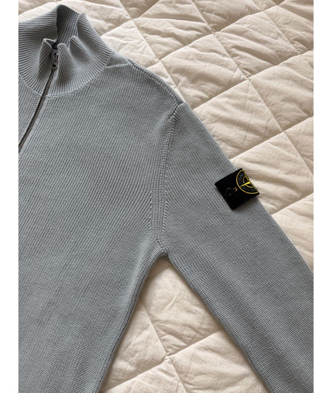 STONE ISLAND Голубой джемпер / свитер, фото 5
