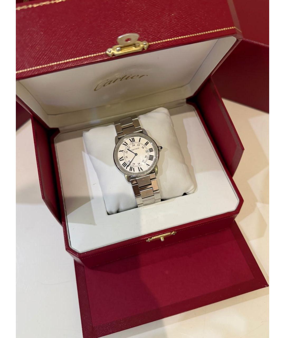 CARTIER Серебряные часы, фото 5