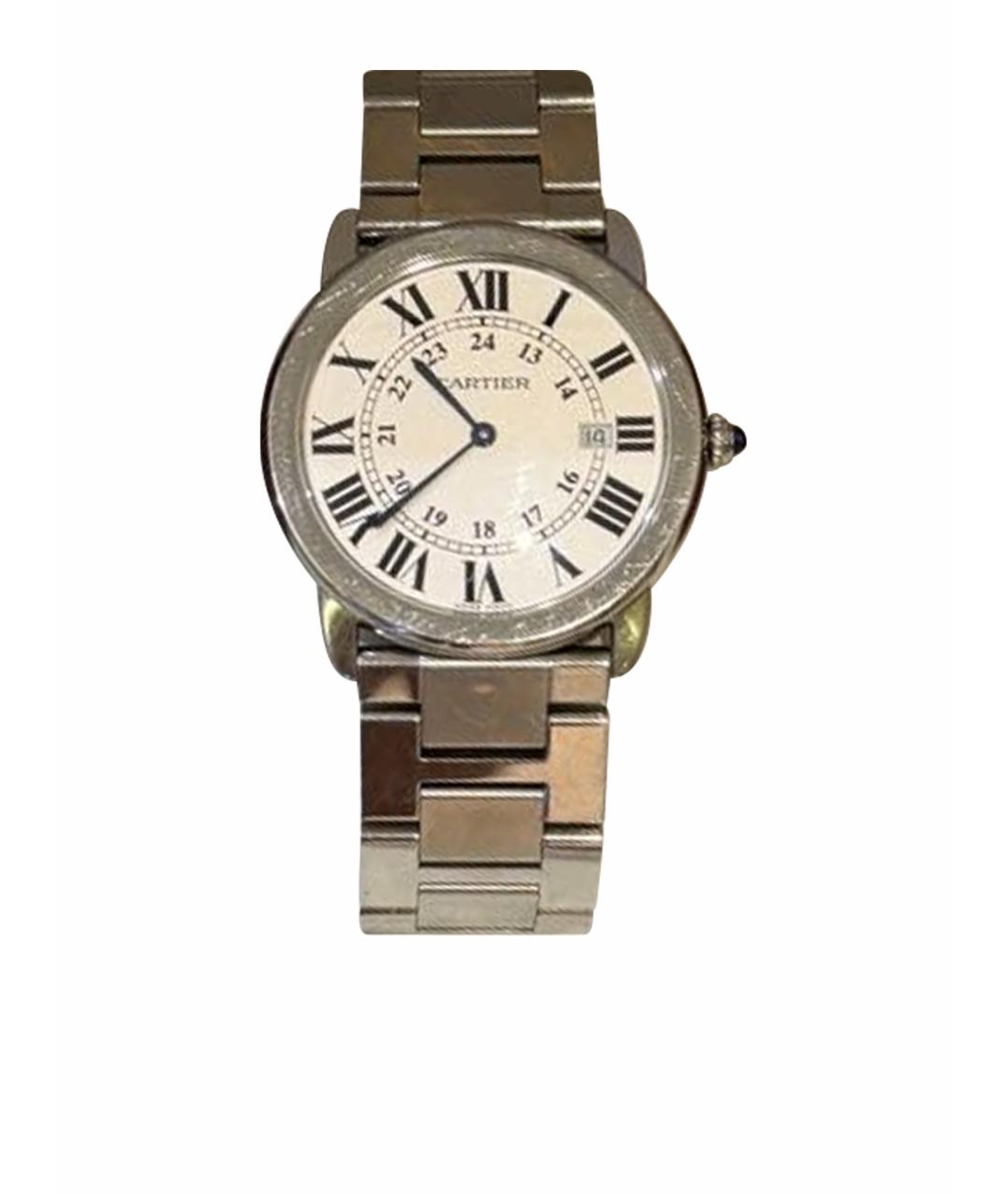 CARTIER Серебряные часы, фото 1