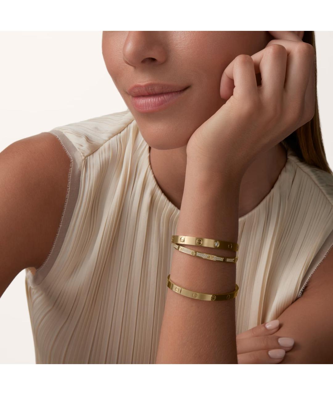 CARTIER Золотой браслет из желтого золота, фото 4