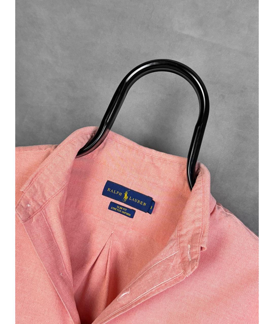 POLO RALPH LAUREN Коралловая хлопковая рубашка, фото 3
