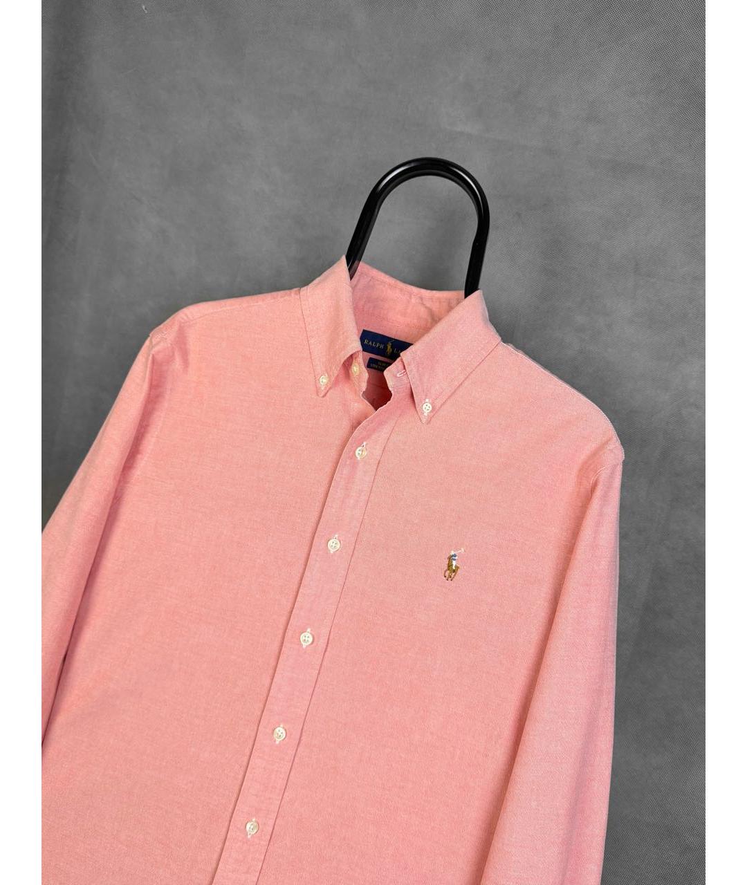 POLO RALPH LAUREN Коралловая хлопковая рубашка, фото 5