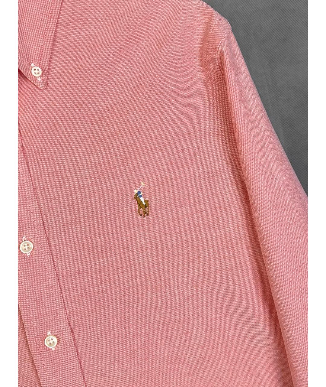 POLO RALPH LAUREN Коралловая хлопковая рубашка, фото 4