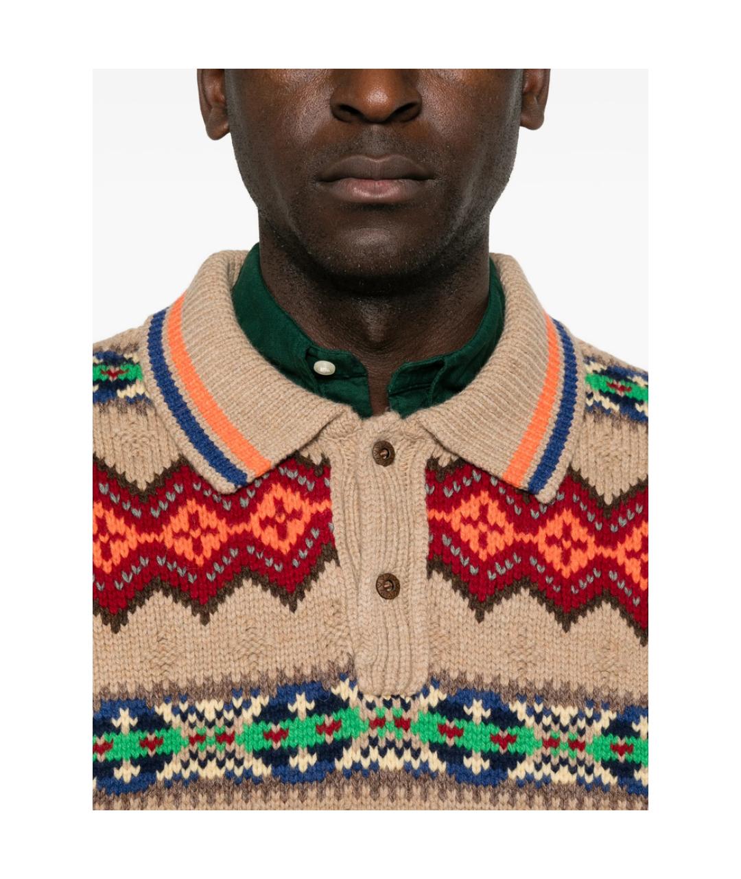RALPH LAUREN Бежевый джемпер / свитер, фото 4