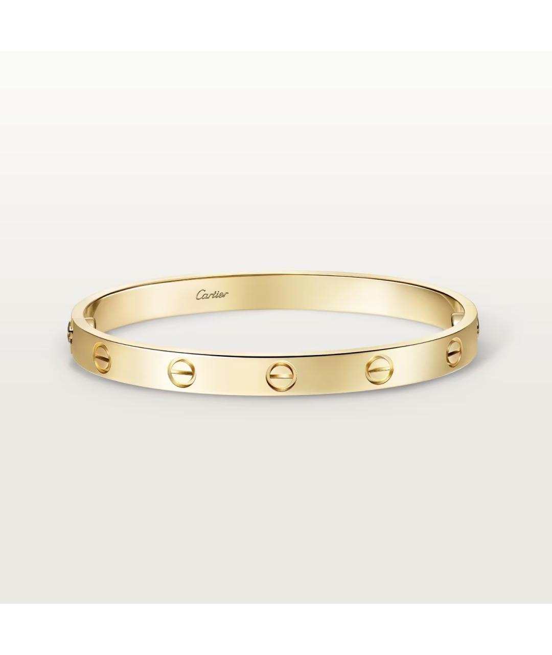 CARTIER Золотой браслет из желтого золота, фото 8