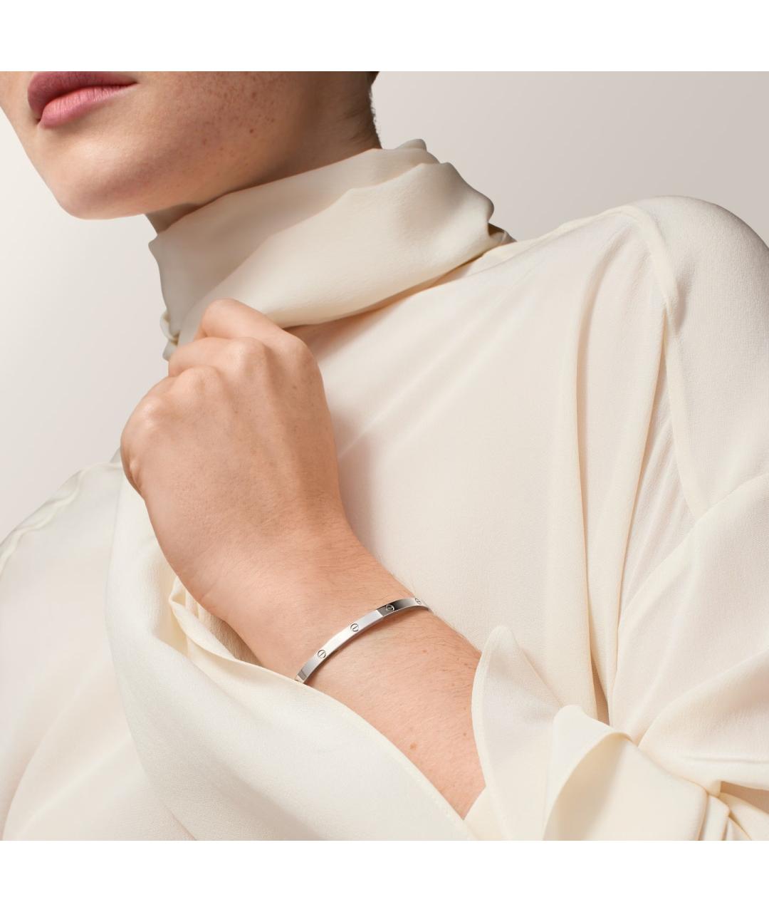 CARTIER Браслет из белого золота, фото 4