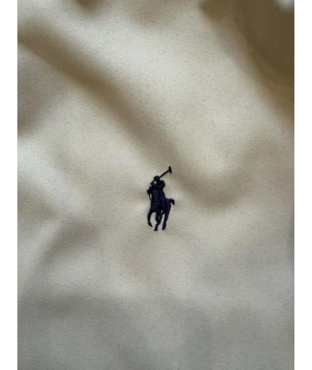 POLO RALPH LAUREN Бежевая полиэстеровая куртка, фото 7