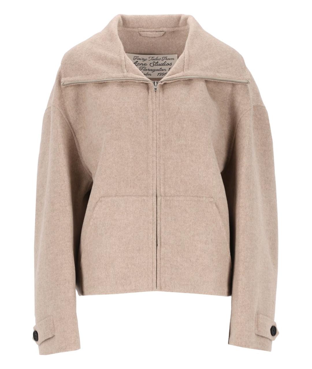 ACNE STUDIOS Бежевая шерстяная куртка, фото 1
