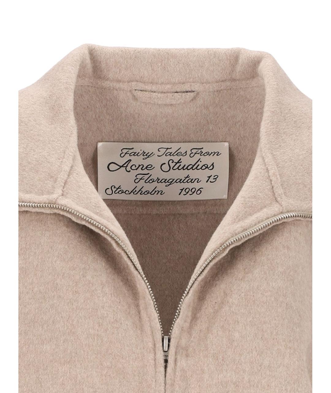 ACNE STUDIOS Бежевая шерстяная куртка, фото 3