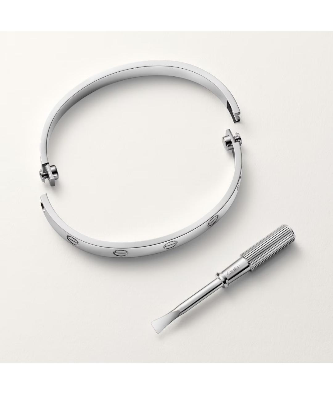 CARTIER Браслет из белого золота, фото 4