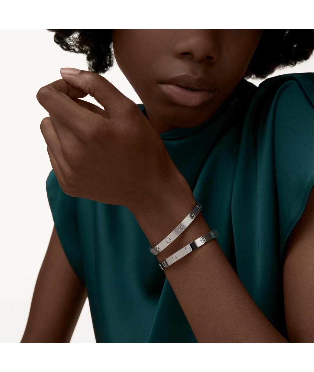 CARTIER Браслет из белого золота, фото 7
