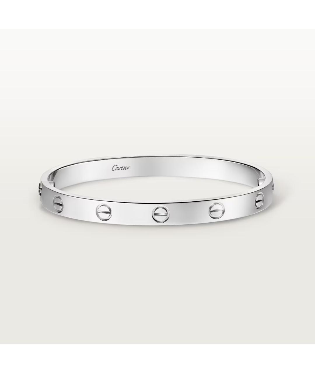 CARTIER Браслет из белого золота, фото 9