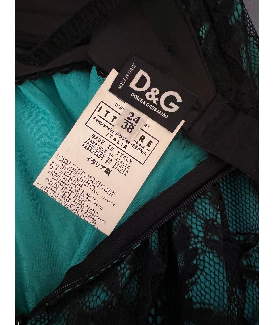 DOLCE&GABBANA Ацетатное коктейльное платье, фото 7