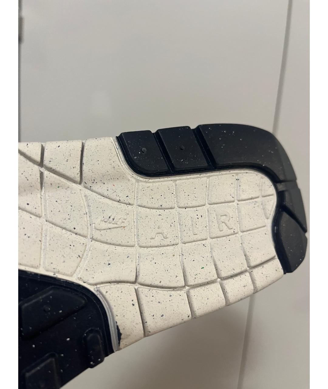 NIKE Белые низкие кроссовки / кеды из искусственной кожи, фото 5