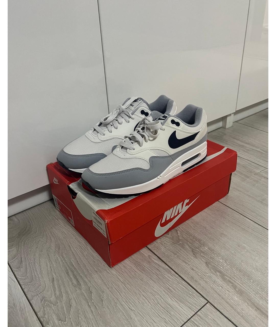 NIKE Белые низкие кроссовки / кеды из искусственной кожи, фото 2