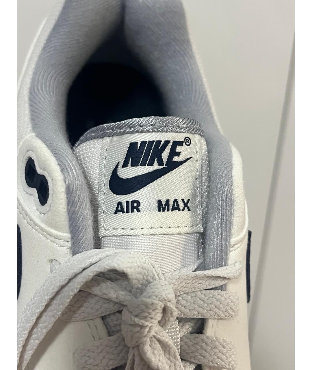 NIKE Белые низкие кроссовки / кеды из искусственной кожи, фото 7