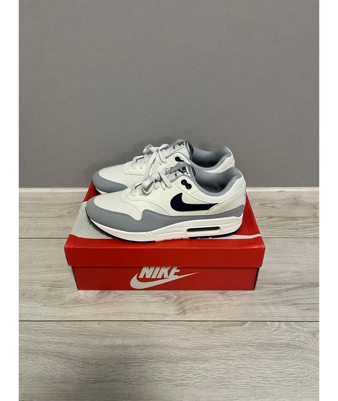 NIKE Белые низкие кроссовки / кеды из искусственной кожи, фото 10